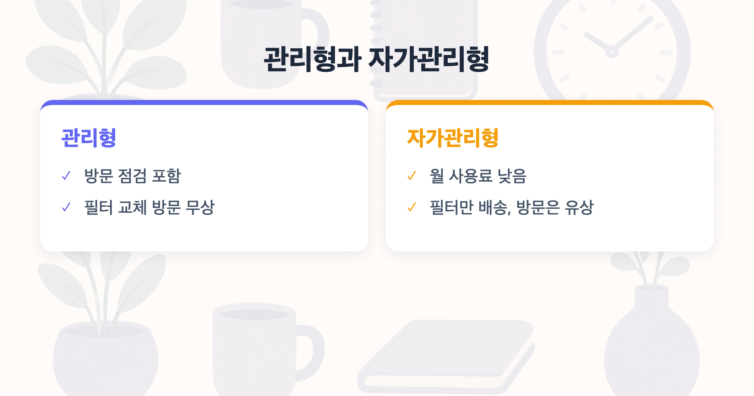관리형과 자가관리형 관리형 vs 자가관리형