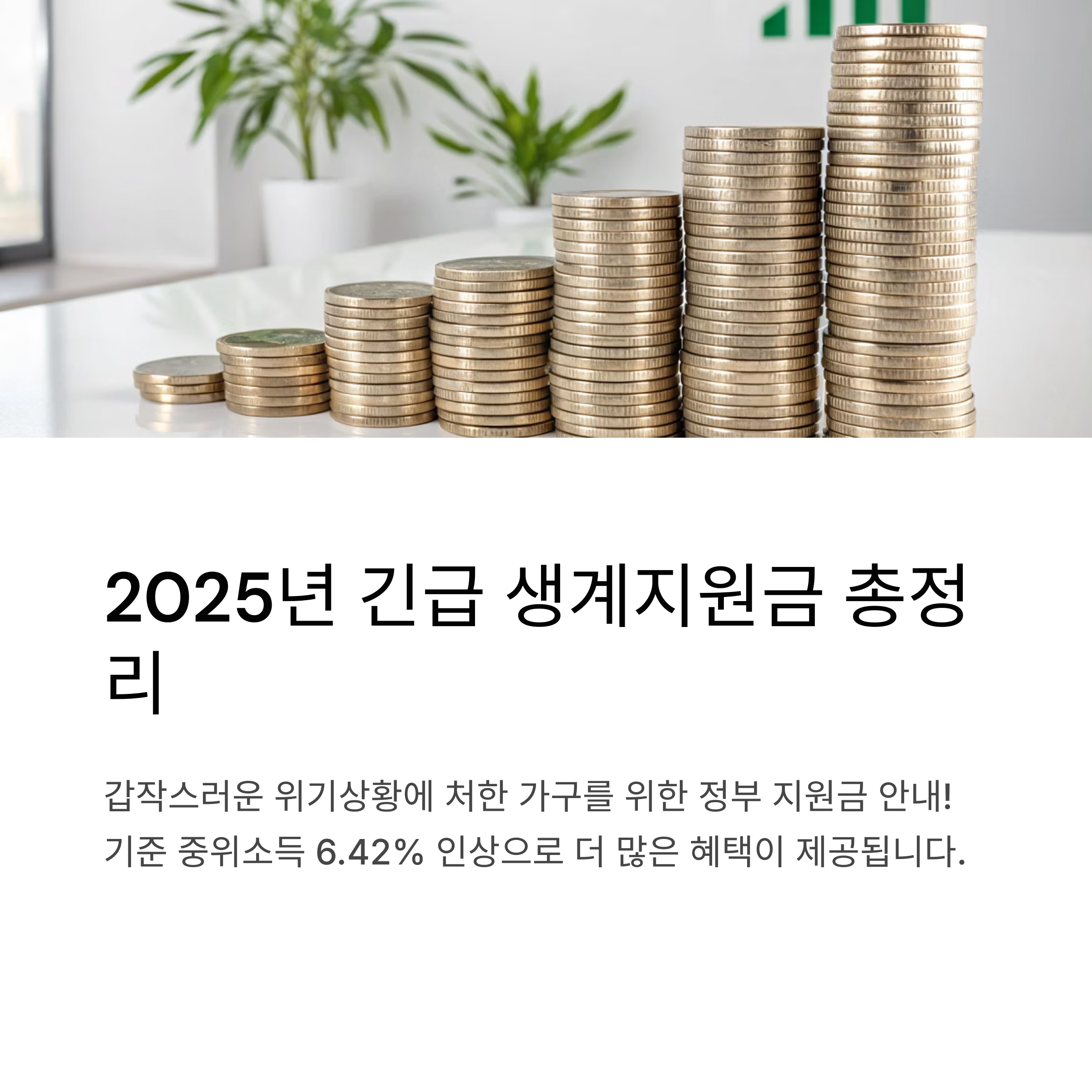 2025년 긴급 생계지원금 신청 방법, 조건, 지급일 완벽 가이드
