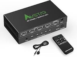AVSTAR HDMI 스위치 블랙 색상 세트