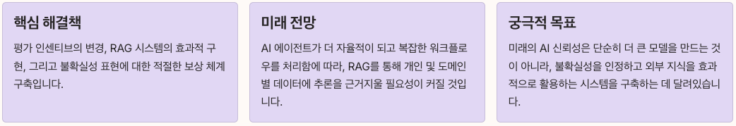 결론 - 핵심 해결책, 미래전망, 궁극적 목표 정리