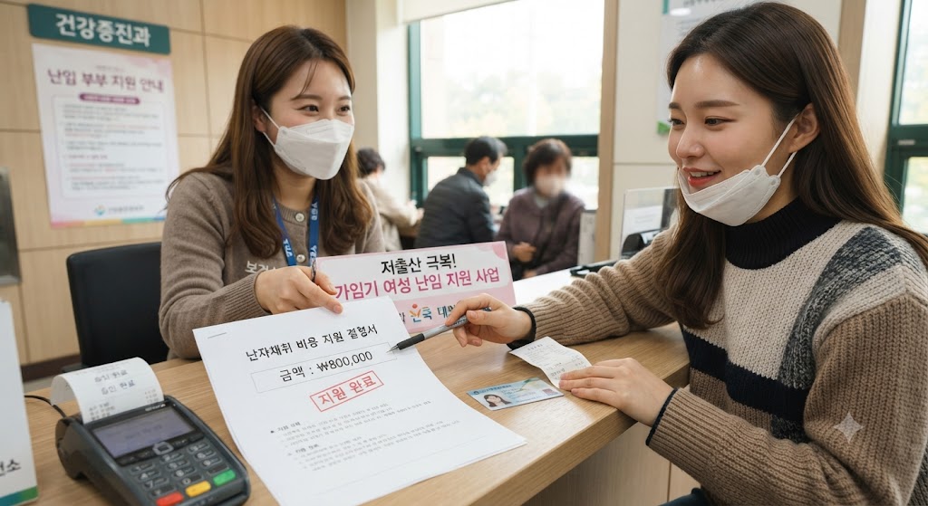 난자채취 비용 지원받는 여성