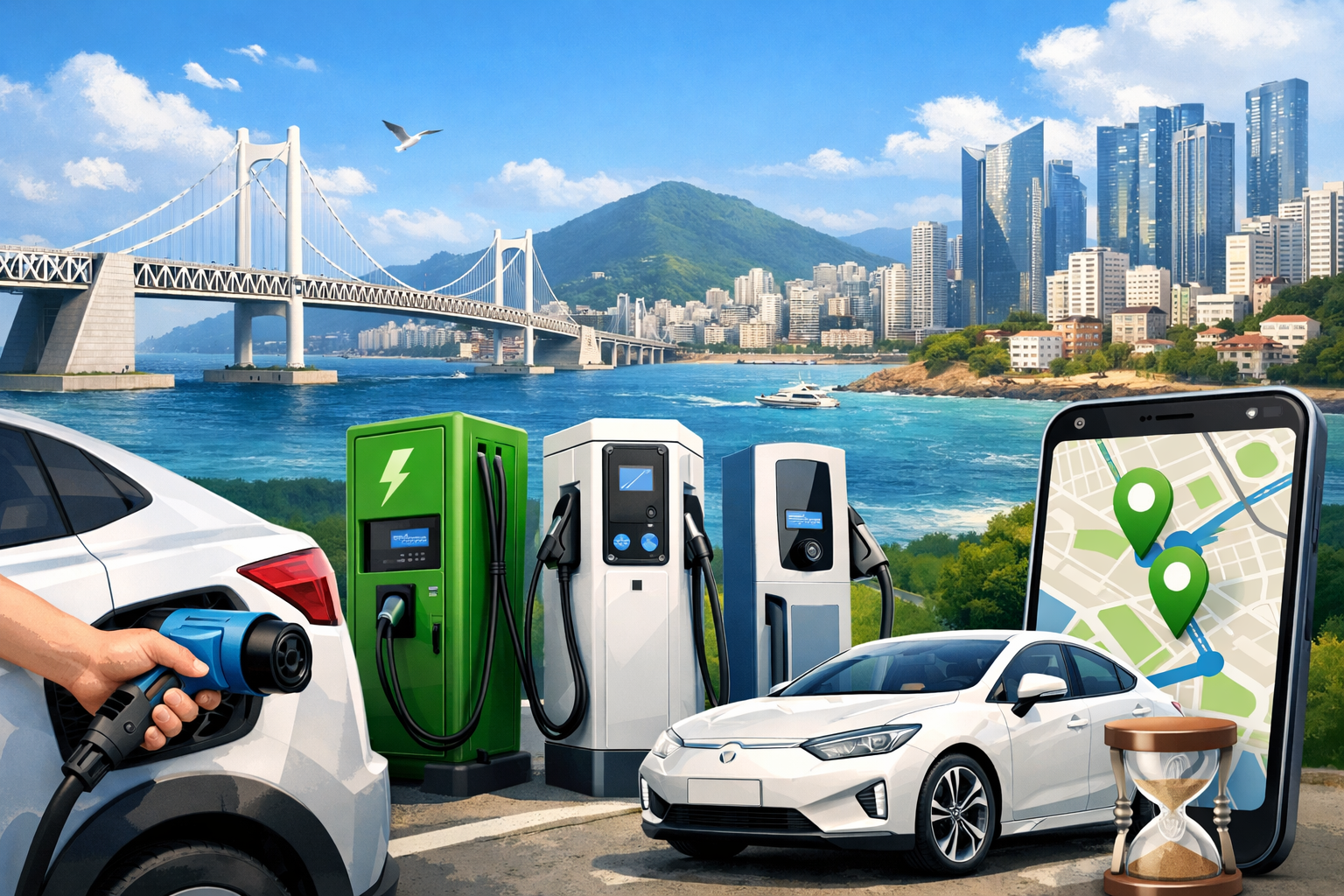 부산 전기차 충전소 추천 TOP10｜위치&middot;요금&middot;이용방법&middot;대기시간까지 완벽 정리 관련 사진