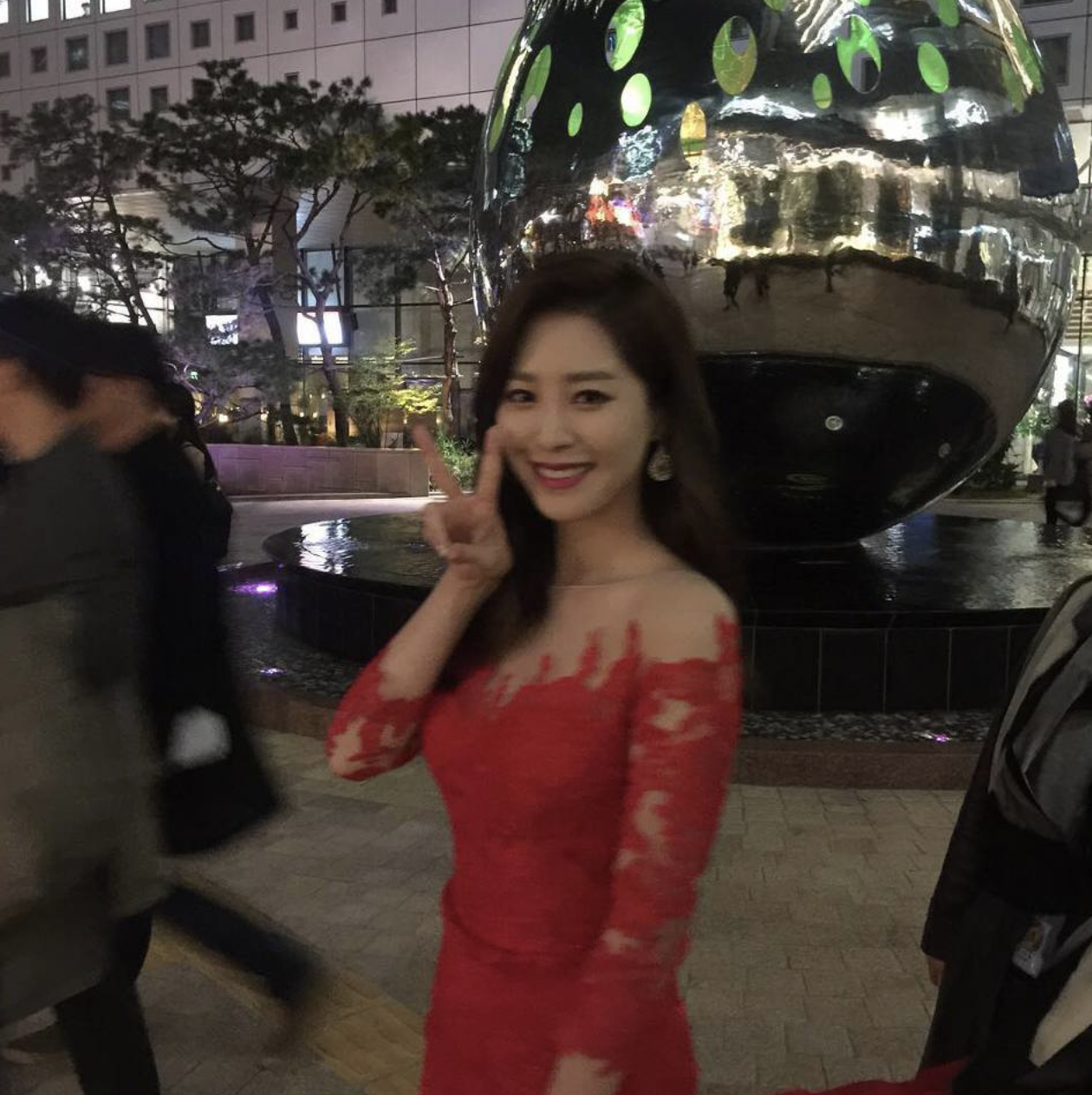박연경 원피스 셀카