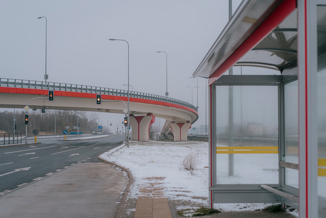 Bus stop.