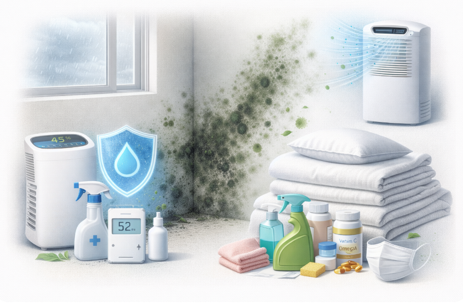 장마철 알레르기 질환 원인 관련 사진