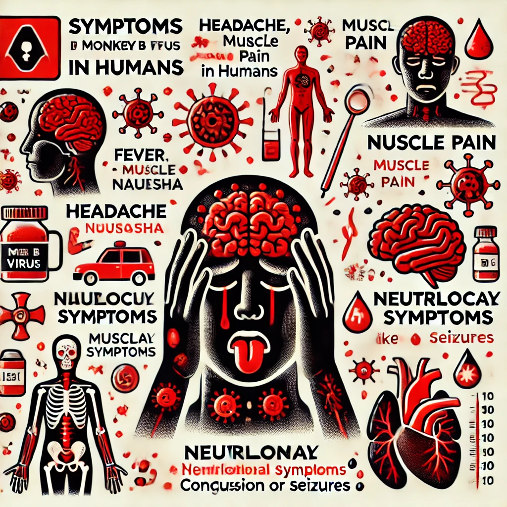 원숭이B바이러스 인체감염시 증상