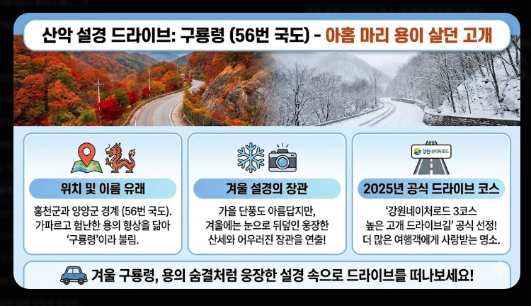 겨울 동해안 드라이브 코스 완벽 가이드