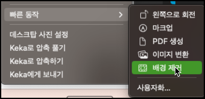 배경제거