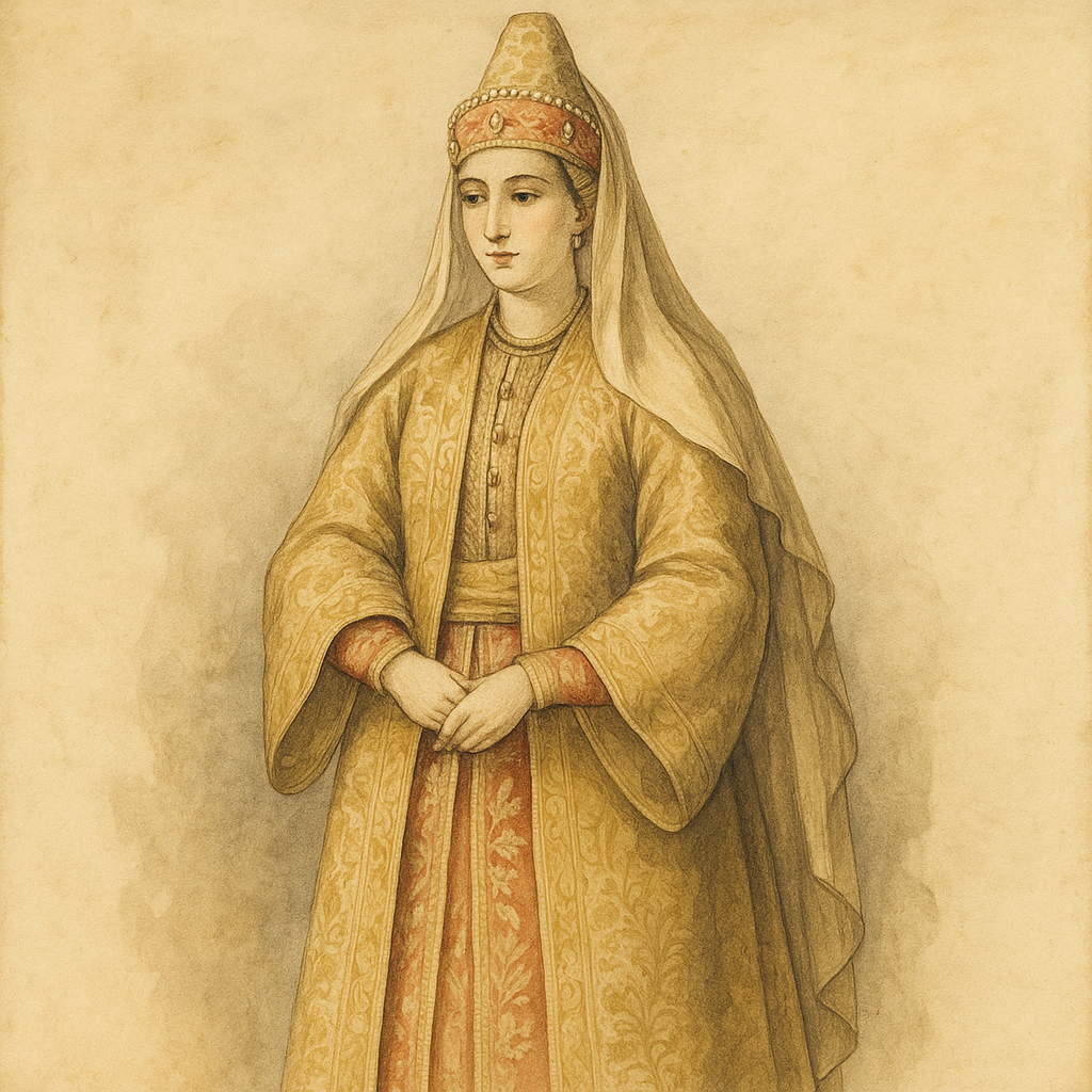 터키 오스만제국 여성 궁중복