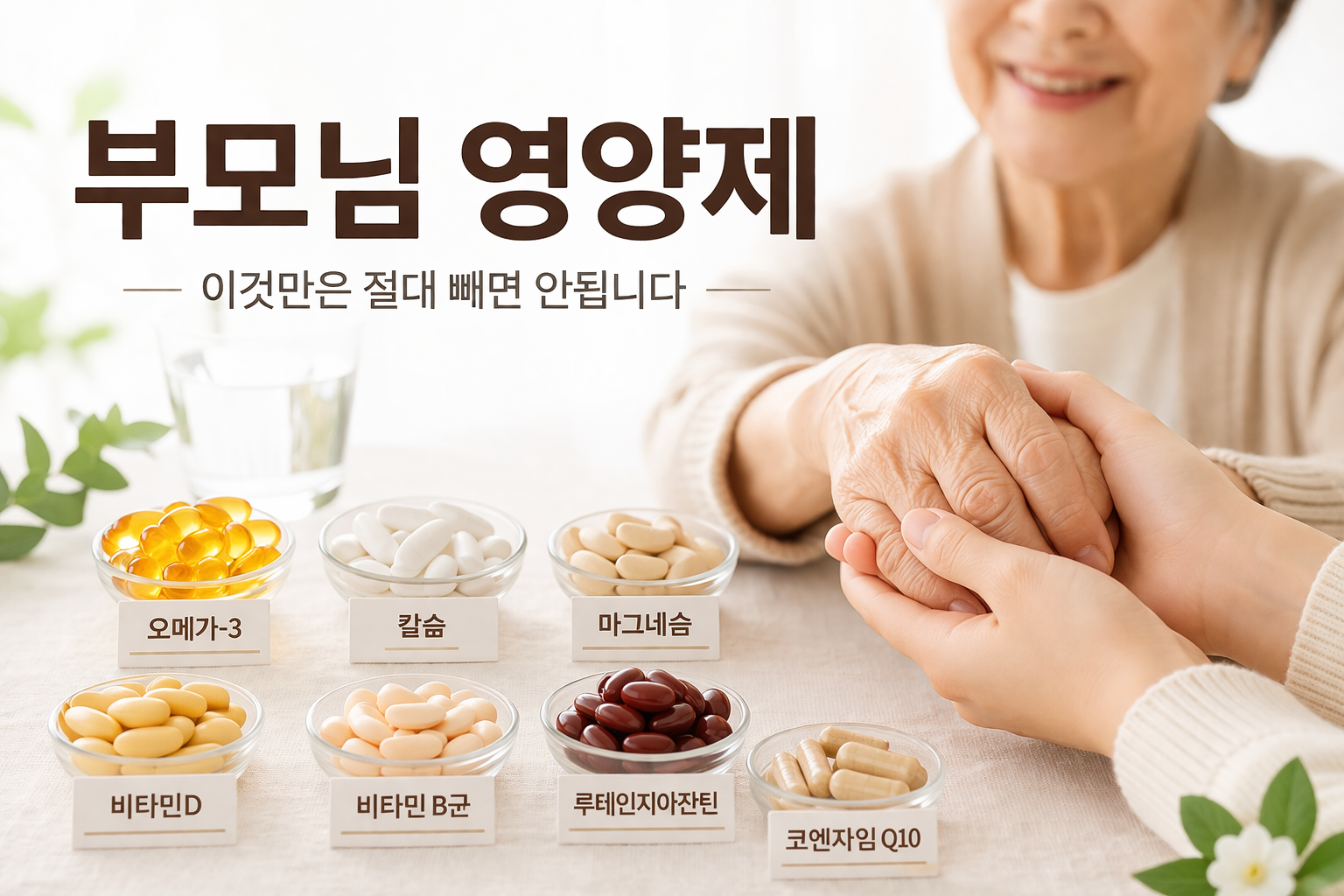 부모님 영양제, 이것만은 절대 빼면 안됩니다(필수조합&권장함량) 총정리