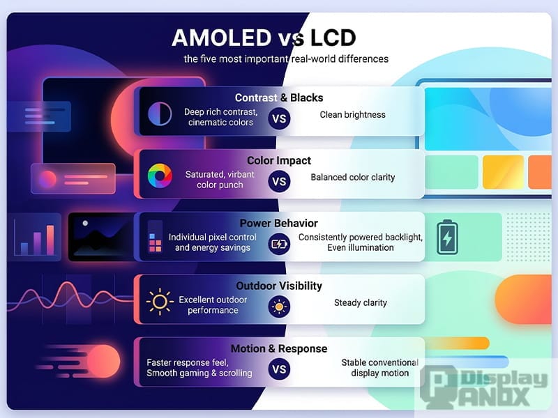 가성비 스마트워치 AMOLED LCD 화면 비교