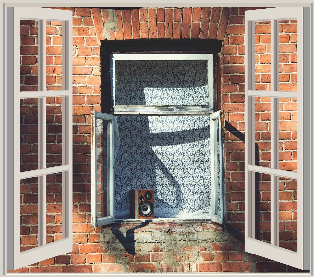 창문 열린 모슴