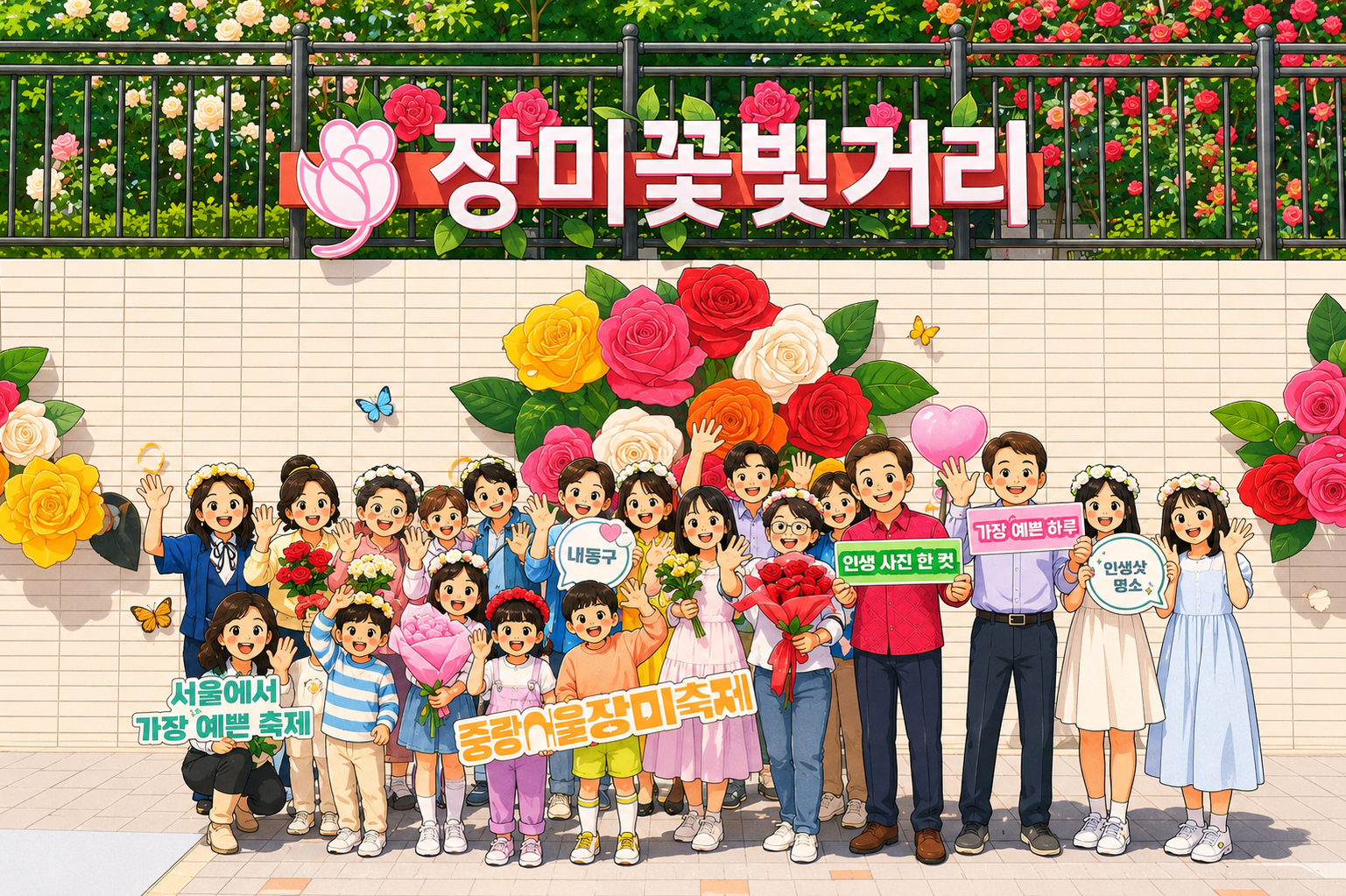 중랑 서울 장미축제
