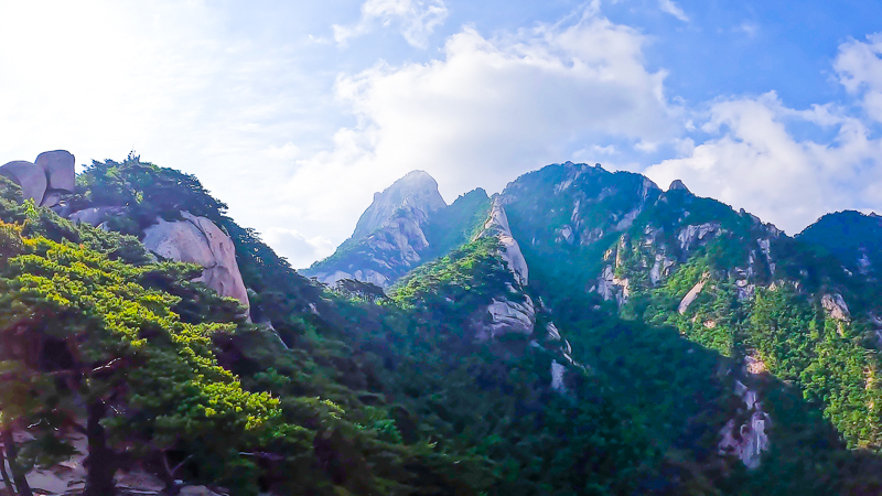 북한산 숨은벽 능선