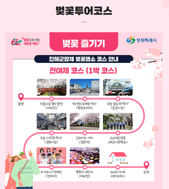 군항제 벚꽃투어