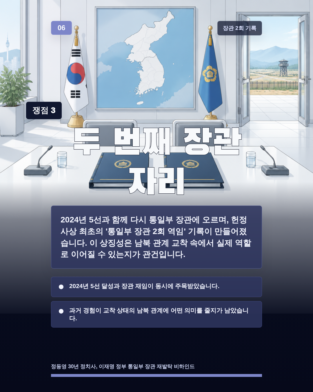 두 번째 장관 자리