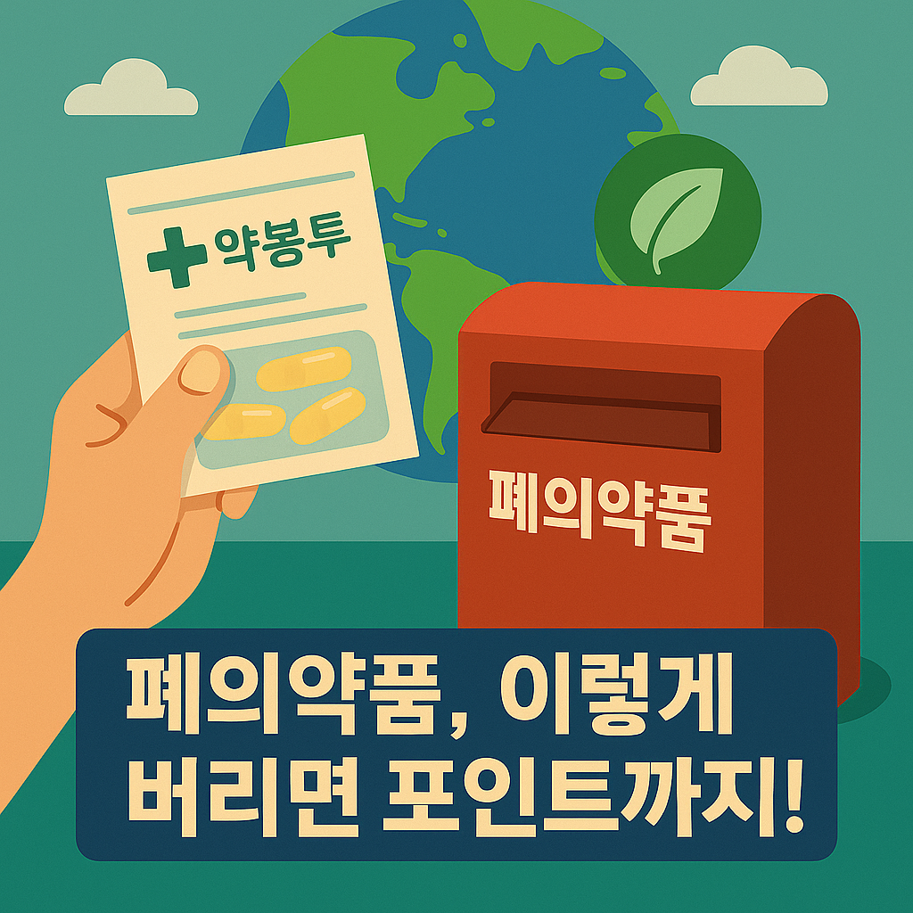폐의약품 우체통에 버리고 탄소포인트 받기