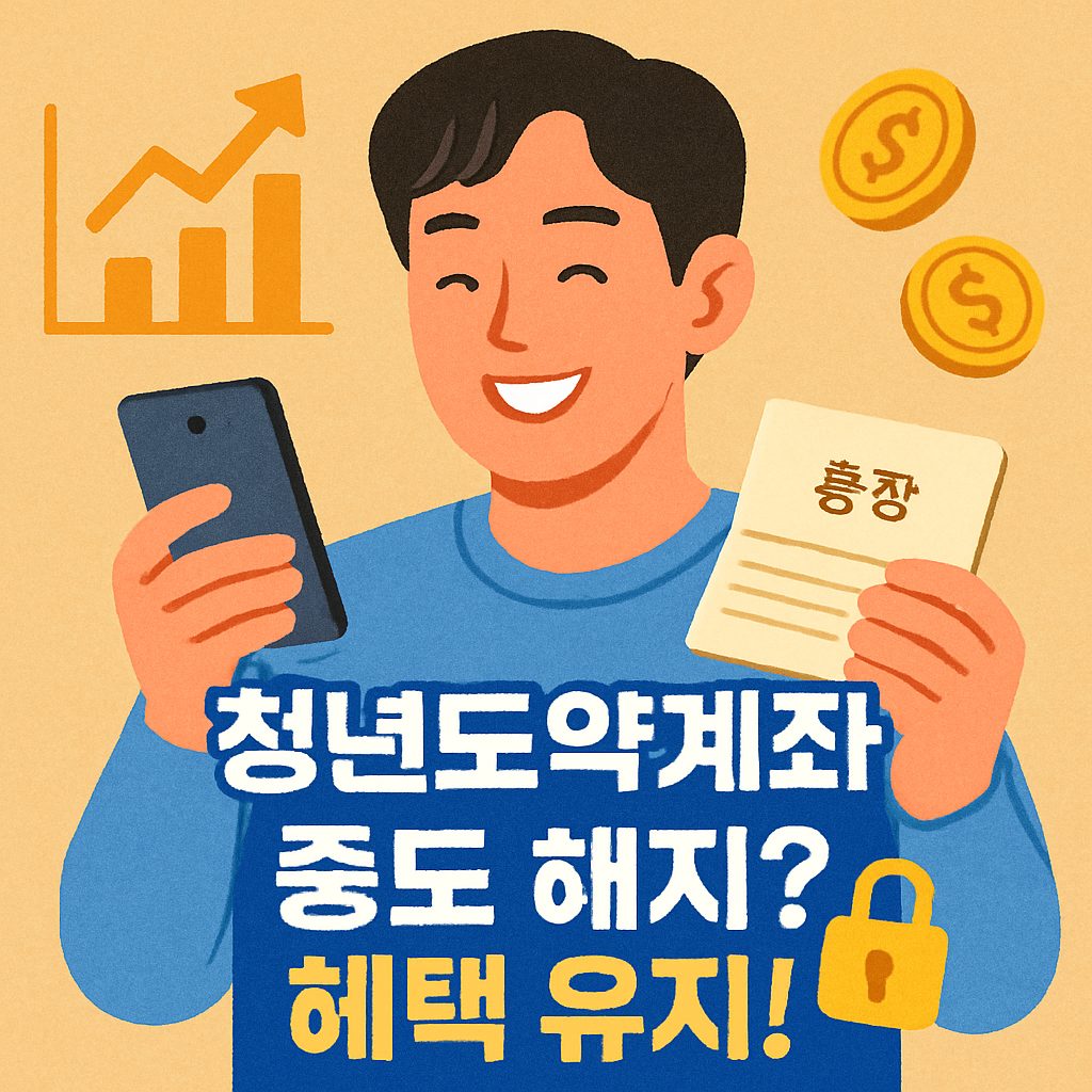 2025년 청년도약계좌, 중도 해지하면 큰일나요? 페널티와 혜택 유지 비법 공개!