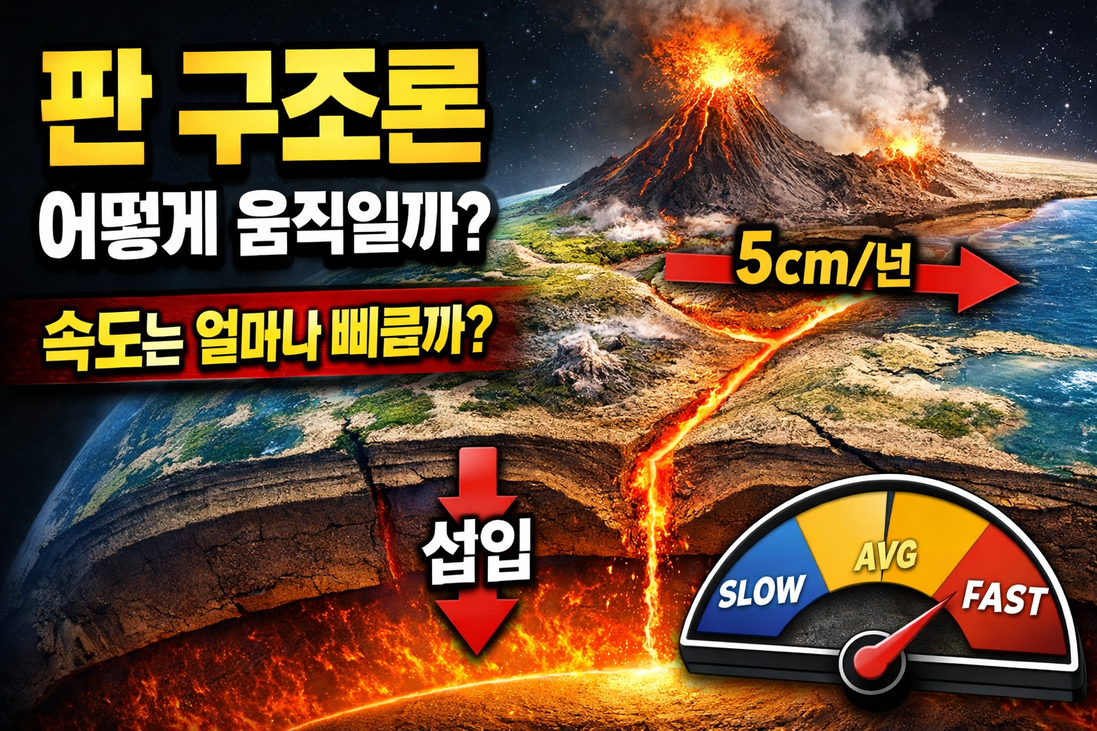 판 구조론은 실제로 얼마나 빠르게 움직일까 속도로 이해하는 지구 변화