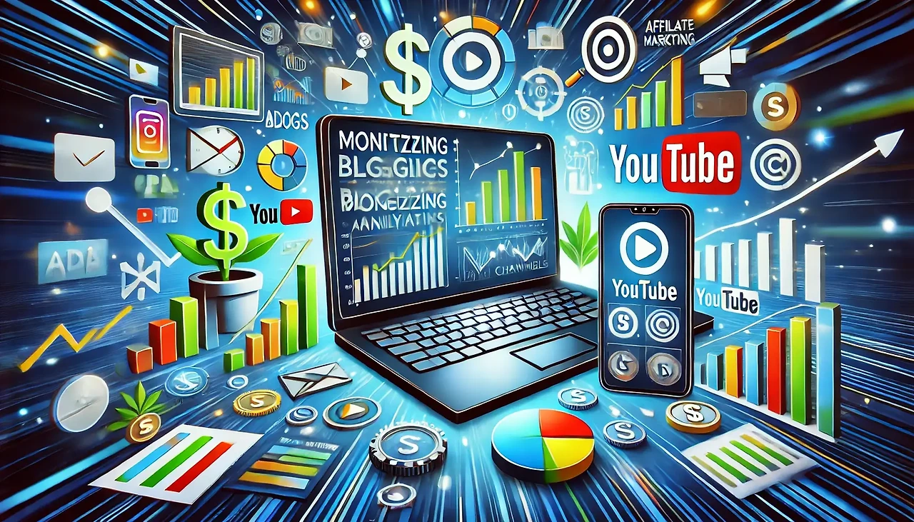 블로그 &amp; 유튜브로 수익 내는 법 (애드센스 포함)