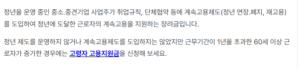 고령자-고용지원금