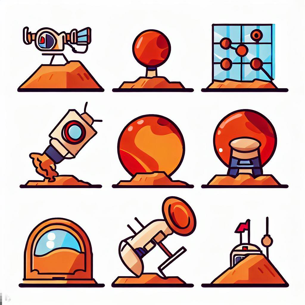 화성 탐사 이미지