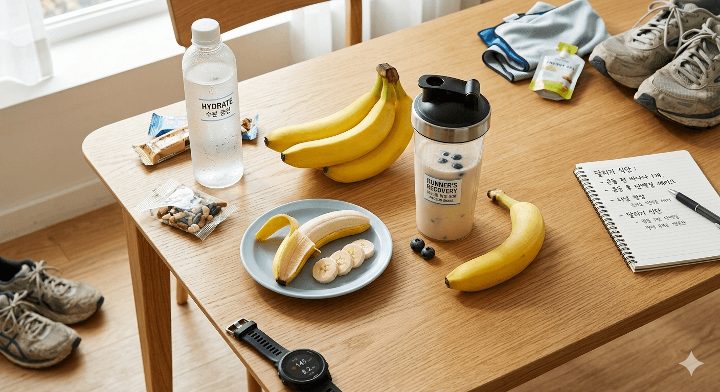 러닝 전후 식단 관리