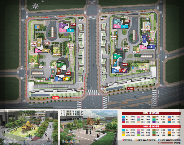 세종 리버파크 단지배치도
