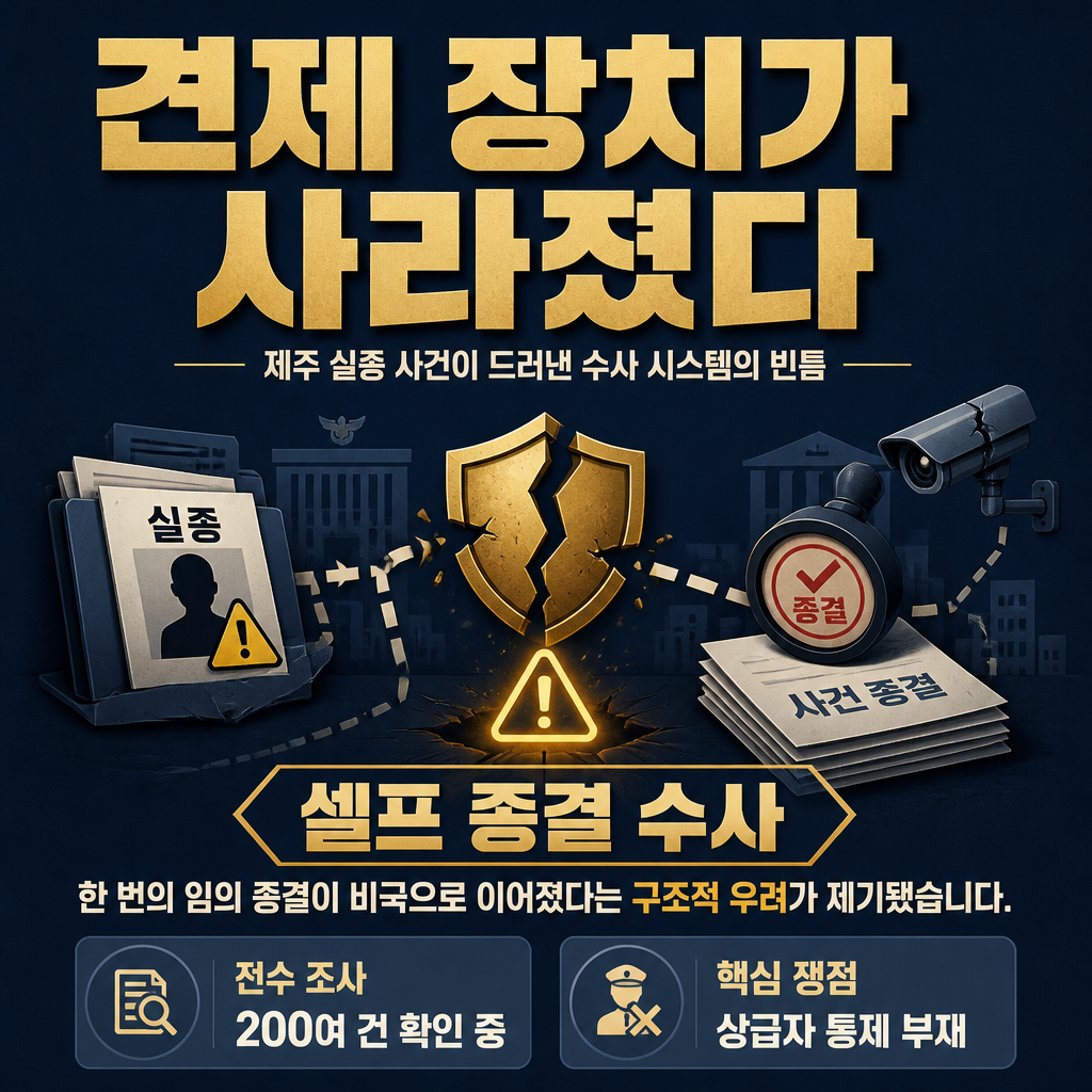 견제 장치가 사라졌다