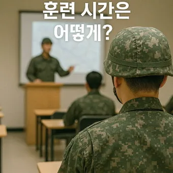 2025 예비군 훈련시간 변경 내용과 훈련비 정보 총정리_15