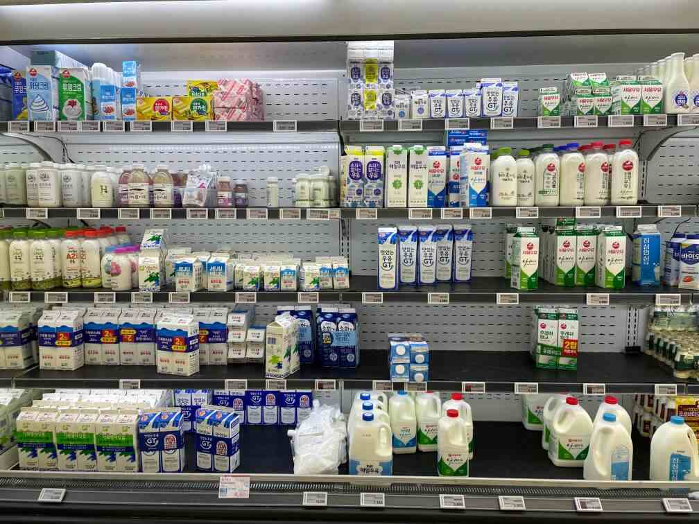 제주도-중문-하나로마트-우유