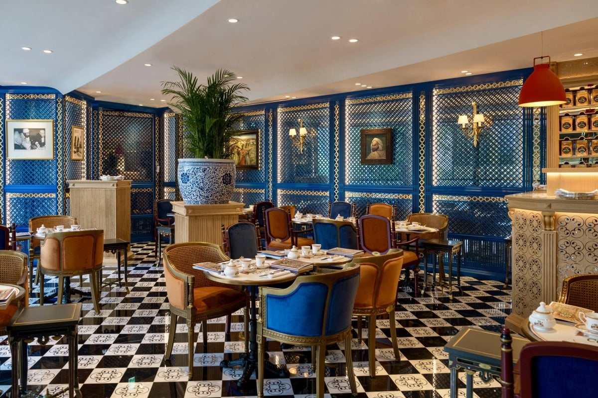 청담동에 바샤커피 내부 모습.