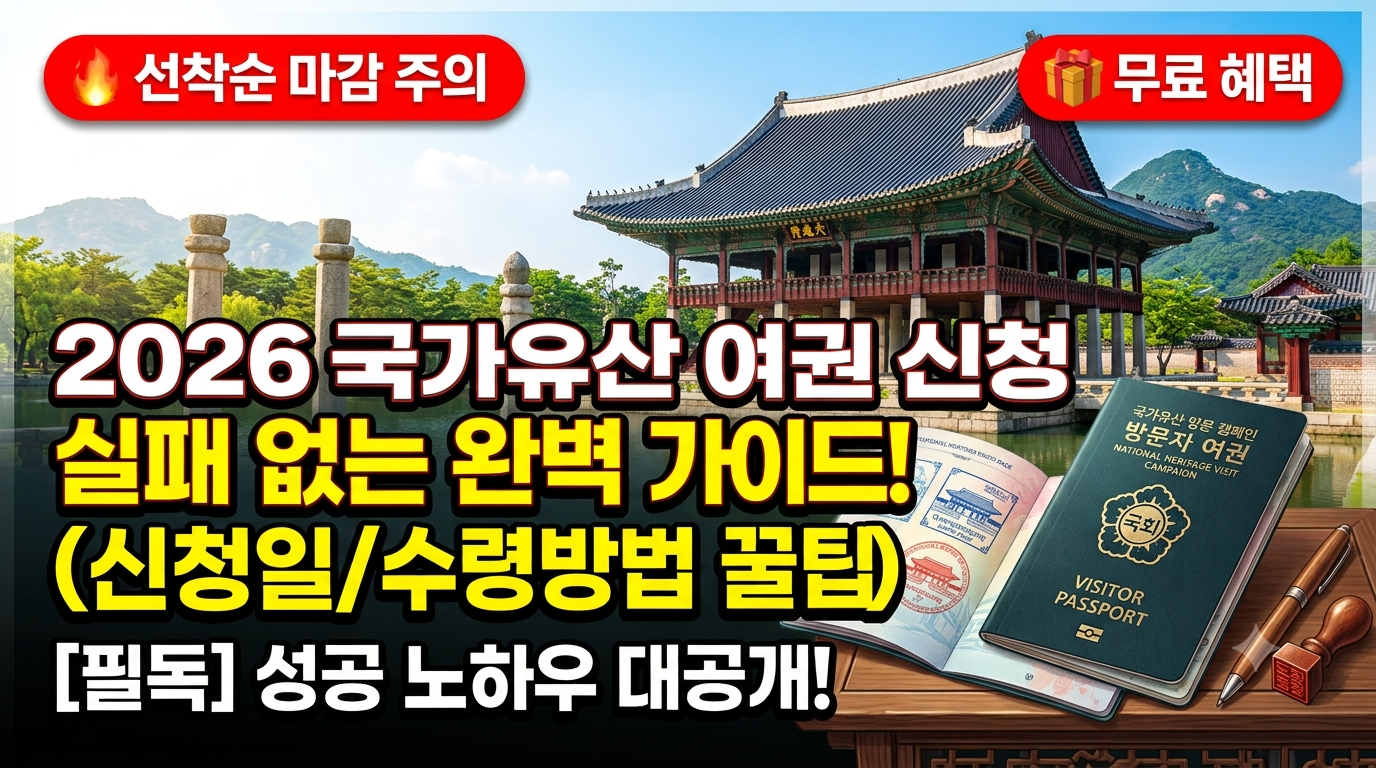 국가유산청 여권신청 총정리