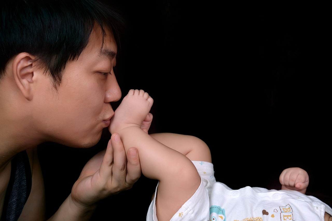 아빠 육아 관련 사진