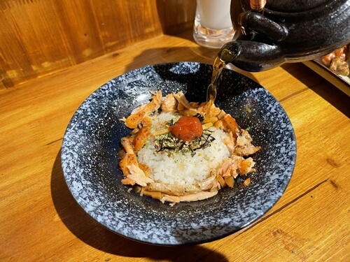 칭다오-아부라야-연어오차즈케