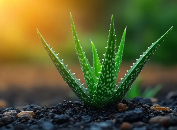 새끼 알로에는 분리시켜 심어준다