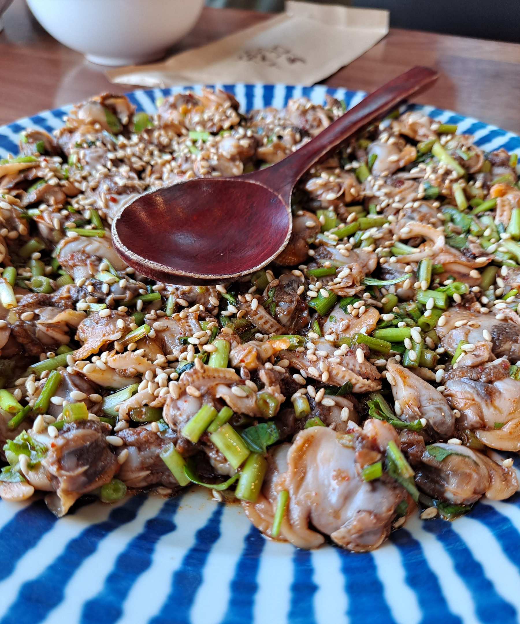 꼬막한상 꼬막한접시