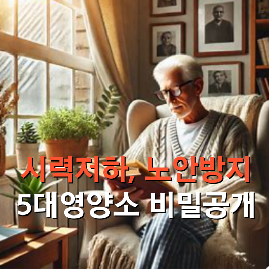 시력저하 노안방지 5대 필수영양소