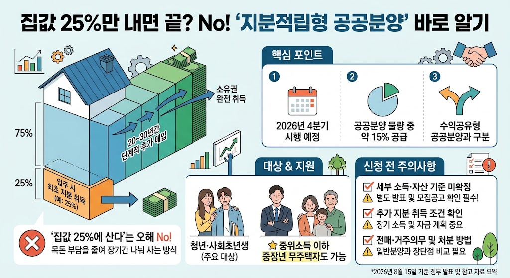 2026 공공분양 제도 바뀐다｜지분적립형&middot;수익공유형&middot;보편형 공공임대 무엇이 다를까