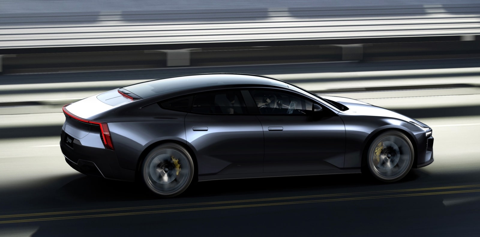 폴스타 프리셉트 옆모습입니다.