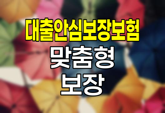 신한진심을품은대출안심보장보험, 대출자를 위한 맞춤형 보장