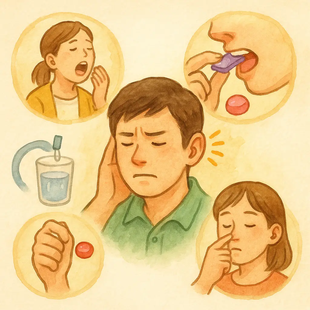 먹먹한 귀, 어떻게 해야 풀릴까? 귀를 위한 '응급처치 팁'