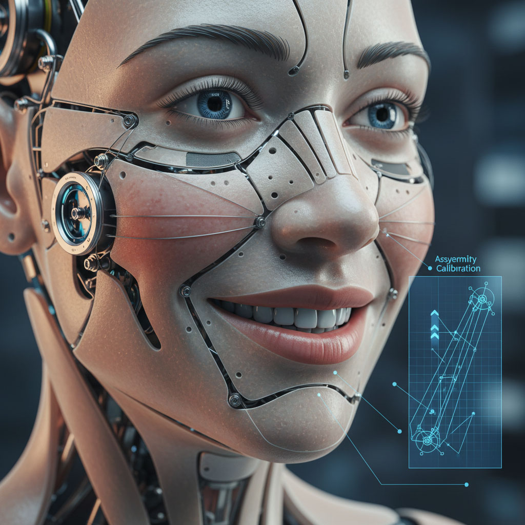 휴머노이드 얼굴에서의 자연스러운 미소 만들기: 입꼬리 5~12mm, 눈가 연동, 비대칭 ±1mm로 “기계 웃음”을 줄입니다