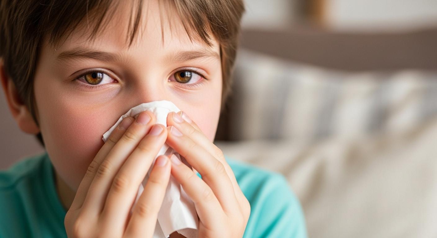 어린이 독감 증상 순서
