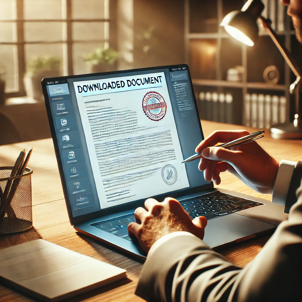 인터넷에서 발급 가능한 서류 관련 그림