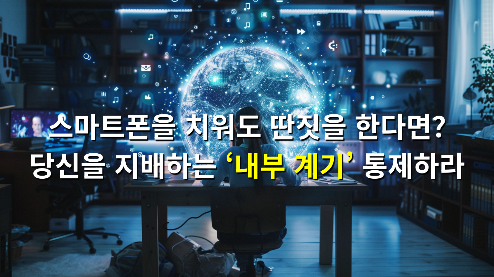스마트폰을 치워도 딴짓을 한다면? 당신을 지배하는 '내부 계기'를 통제하라