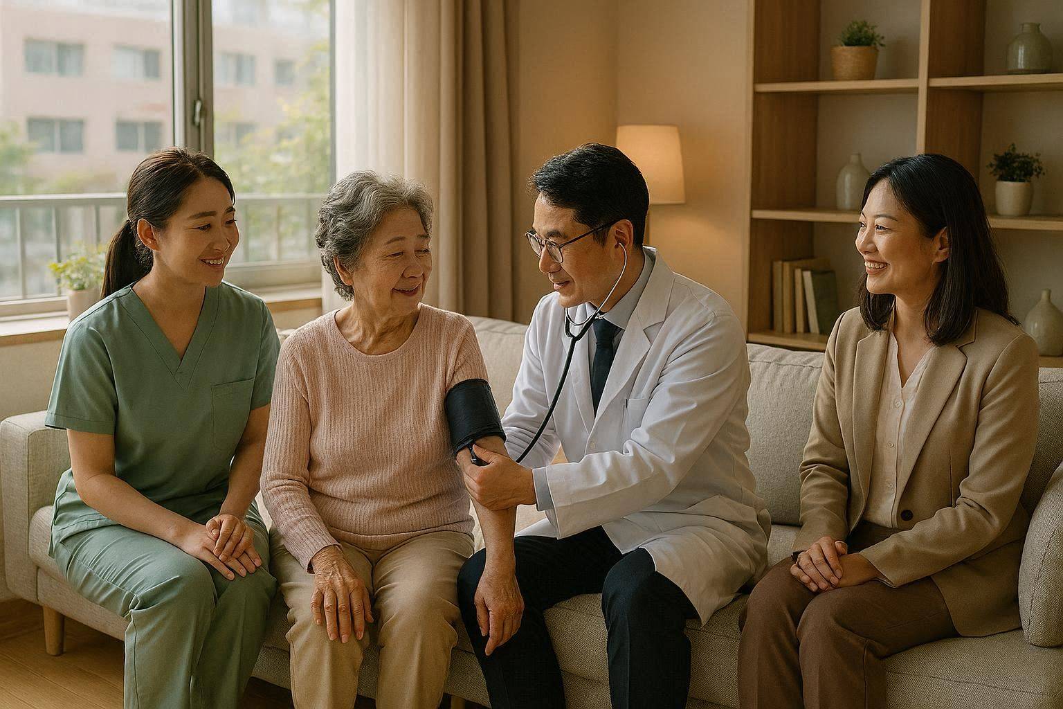장기요양재택의료센터, 방문진료, 노인돌봄, 장기요양등급, 다학제팀, 재택의료