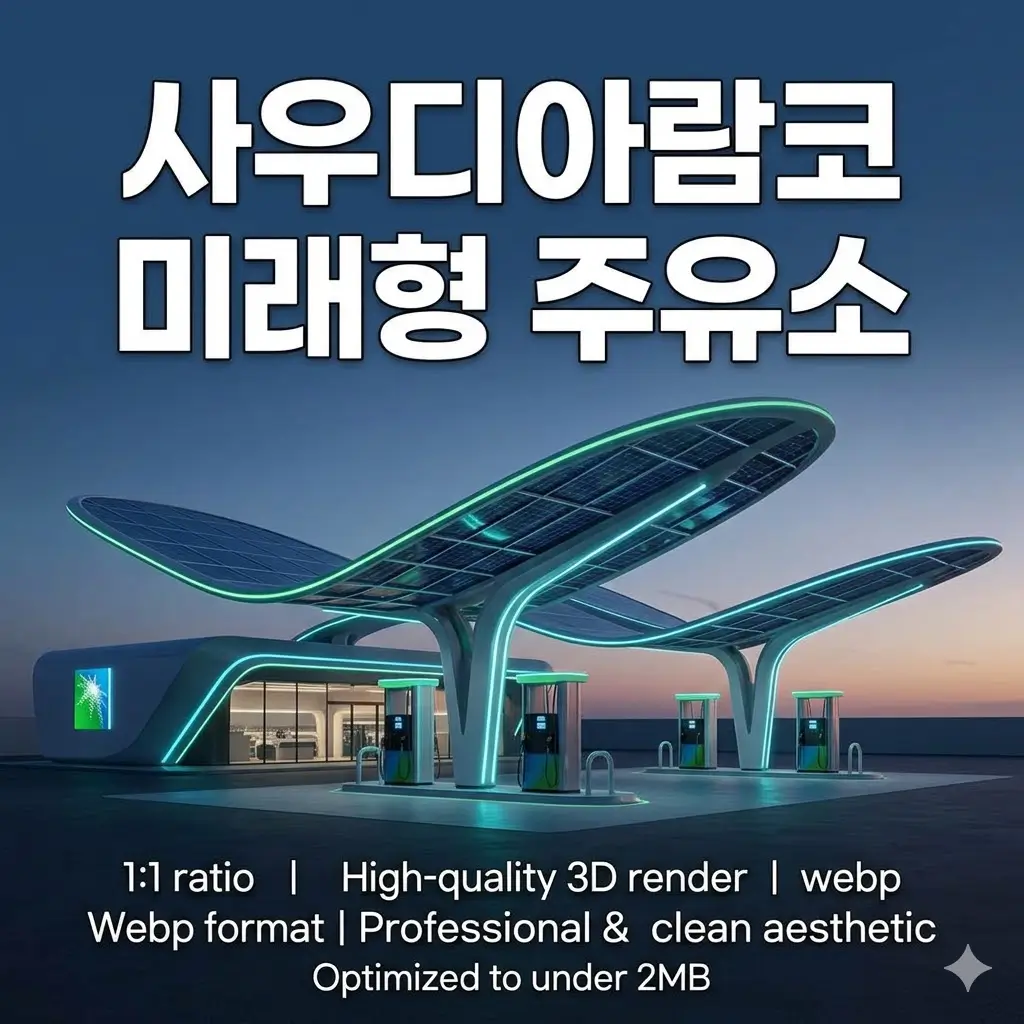 사우디아람코 미래형 주유소 모델