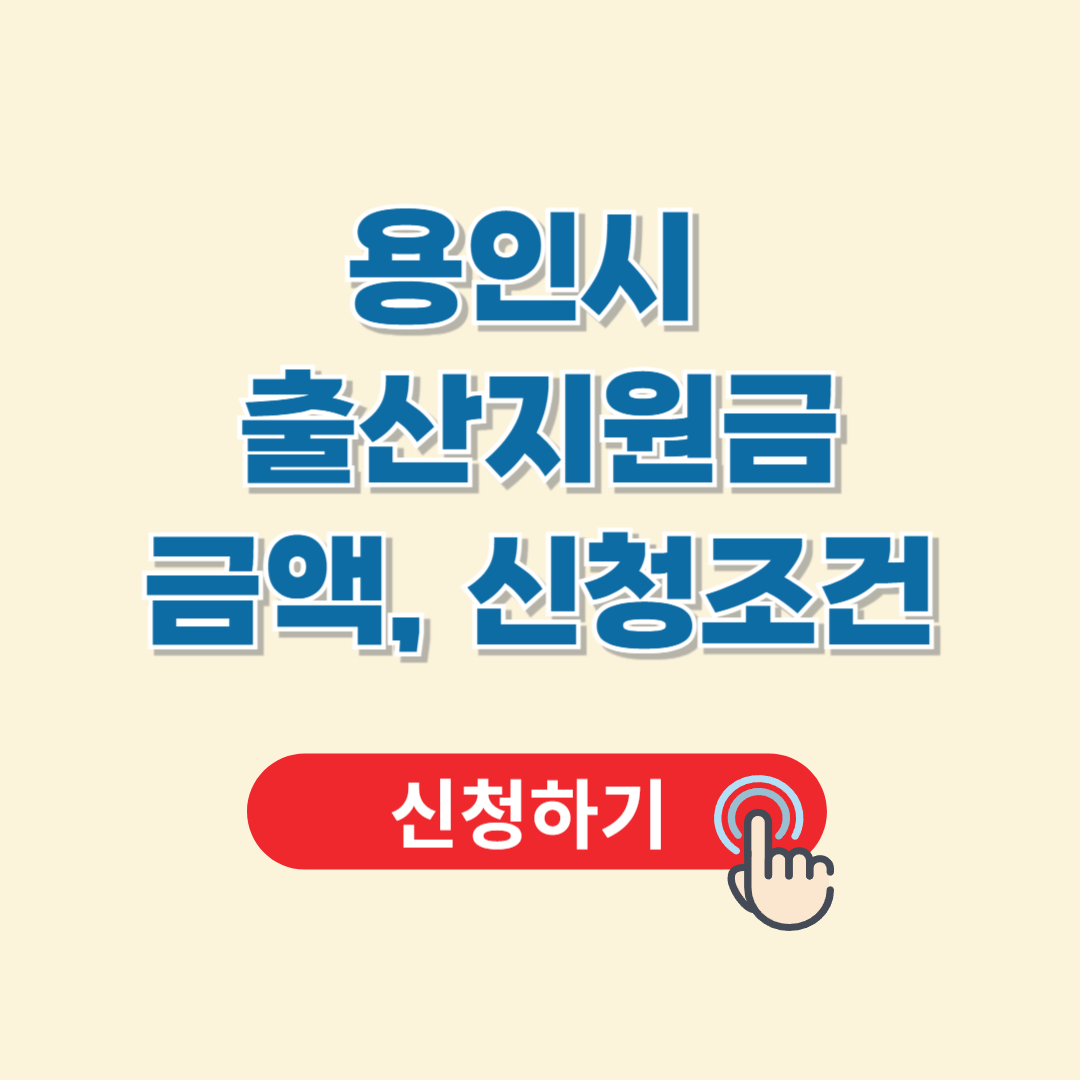 용인 출산지원금