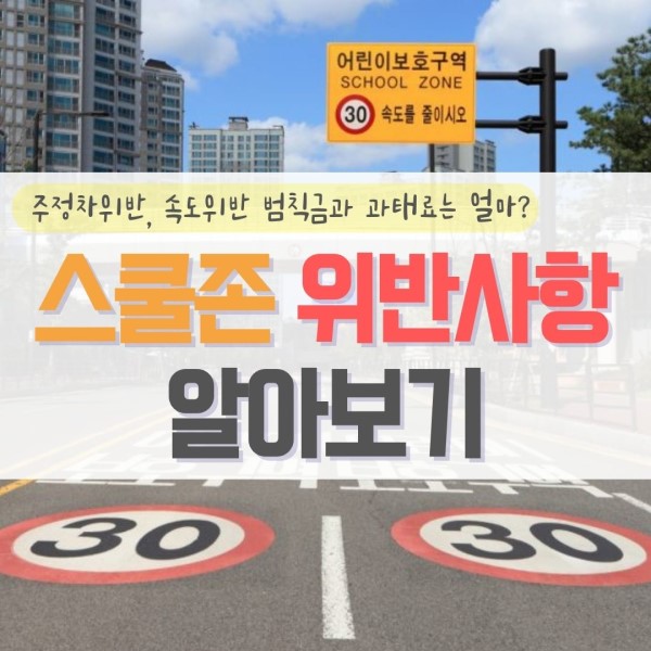 스쿨존 주정차 위반 시간